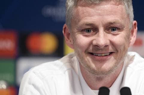 Ole Gunnar Solskjaer - entraineur (Man Utd) FOOTBALL : Conference de pressse Manchester Utd UEFA Champions league - J-1 - Paris - 05 03 2019 JBAutissier Panoramic 