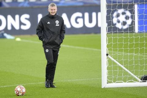 Entrainement des joueurs de Manchester United ManU Ole Gunnar Solskjaer - entraineur (Man Utd) FOOTBALL : Entrainement Manchester Utd - UEFA Champions league - J-1 - Paris - 05 03 2019 JBAutissier Panoramic 
