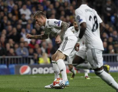 Sport Bilder des Tages Soccer match between Real Madrid vs Ajax, of the Champions League 2018 2019, held at the Santiago Bernabeu stadium, in Madrid. (Photo: Jose Cuesta 261 Cordon Press). Toni Kroos Cordon Press