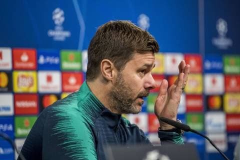 Fußball: UEFA Champions League, CL, Saison 2018 2019, Achtelfinale Rückspiel, Borussia Dortmund - Tottenham Hotspurs in Dortmund (Nordrhein-Westfalen). Tottenhams Trainer Mauricio Pochettino spricht zu den Journalisten. UEFA REGULATIONS PROHIBIT ANY USE OF PHOTOGRAPHS AS IMAGE SEQUENCES AND OR QUASI-VIDEO. Copyright: xKirchner DavidxInderliedx