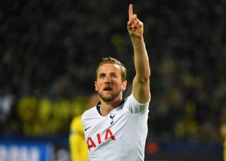 Fußball Champions League Achtelfinale Borussia Dortmund - Tottenham Hotspur am 05.03.2019 im Signal Iduna Park in Dortmund Torjubel zum 0:1 durch Harry Kane ( Tottenham ) DFL Regulations prohibit any use of photographs as image sequences and or quasi video.