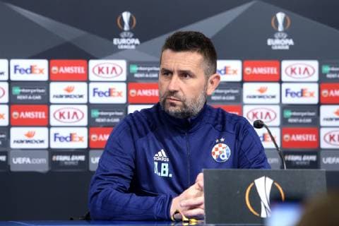 GNK Dinamo press conference PK Pressekonferenz - Zagreb, Croatia 06.03.2019., Maksimir stadium, Zagreb, Croatia - GNK Dinamo press conference before football match of UEFA Europa league, Round of 16, 1st leg with Benfica. Nenad Bjelica.  LukaxStanzl PIXSELL