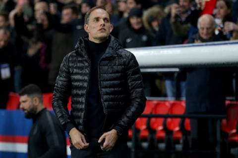 Paris, France, 06.03.2019, UEFA Champions League - 2018 19 Season, Round of 16, 2nd leg, Achtelfinale, Paris Saint-Germain - Manchester United ManU Trainer Thomas Tuchel (PSG) Schaut ( DeFodi541