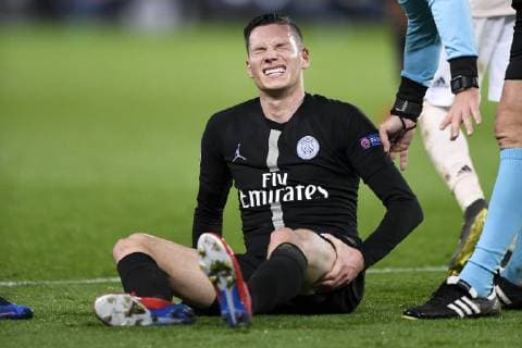 23 JULIAN DRAXLER (PSG) - BLESSURE - DECEPTION FOOTBALL : Paris SG vs Manchester United ManU - Ligue des Champions - 06 03 2019 AnthonyBIBARD FEP Panoramic 