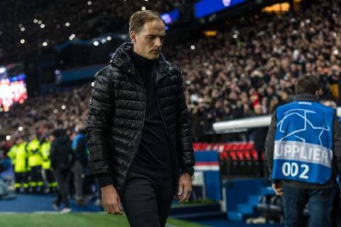Paris, France, 06.03.2019, UEFA Champions League - 2018 19 Season, Round of 16, 2nd leg, Achtelfinale, Paris Saint-Germain - Manchester United ManU Trainer Thomas Tuchel (PSG) enttaeuscht ( DeFodi541