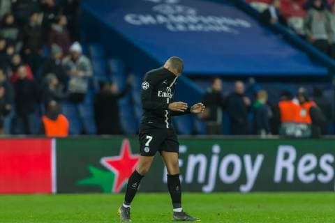 Paris, France, 06.03.2019, UEFA Champions League - 2018 19 Season, Round of 16, 2nd leg, Achtelfinale, Paris Saint-Germain - Manchester United ManU Thilo Kehrer (PSG) enttaeuscht ( DeFodi541