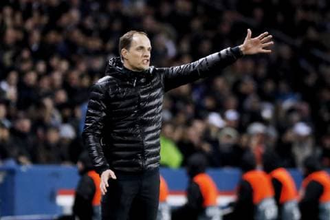 TUCHEL Thomas Trainer Team PSG UEFA Champions League Saison 2018-2019 Achtelfinale Spiel Paris-St-Germain PSG - Manchester Unite 1 : 3 am 06.Maerz 2019 in Paris