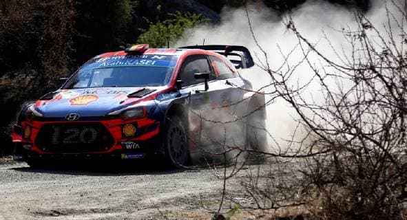 Belgian Thierry Neuville drives his Hyundai RC1 during the test round of the circuit during the 16th Guanajuato-Mexico Rally, in Guanajuato, Mexico, 07 March 2019. 16th Guanajuato Rally in Mexico !ACHTUNG: NUR REDAKTIONELLE NUTZUNG!  Copyright: xFranciscoxGuascox AME4056 20190307-636875968088416346