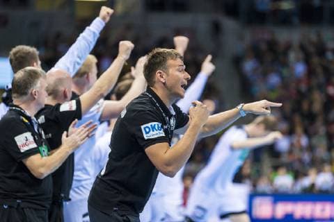 Düsseldorf, Deutschland 09. März 2019: Handball DHB Männer Laenderspiel - 18 19 - Deutschland vs. Schweiz Trainer Christian Prokop (Deutschland) Gestik Geste gestikuliert Düsseldorf ISS Dome Nordrhein-Westfalen Deutschland