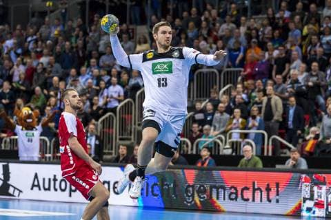 Düsseldorf, Deutschland 09. März 2019: Handball DHB Männer Laenderspiel - 18 19 - Deutschland vs. Schweiz Hendrik Pekeler (Deutschland THW Kiel) Düsseldorf ISS Dome Nordrhein-Westfalen Deutschland