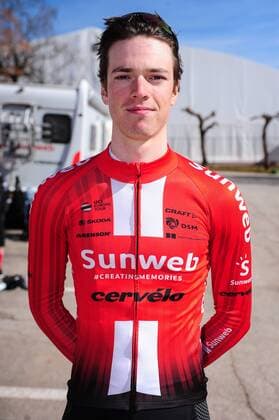 Edo Maas (NED Development Team Sunweb) - Portrait - Porträt - Oberkoerper - Hochformat - hoch - hochkant - vertikal- Event Veranstaltung: Training Development Team Sunweb in Istrien - Ort Location: Porec - Region: Istrien Istria - Land Country: Kroatien Croatia - Datum Date: 08.03.2019 Cycling Radsport Training Development Team Sunweb in Istrien 08.03.2019