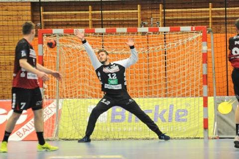 Bjoern Buhrmester (HSG Nordhorn-Lingen 12) im Tor Handball, Maenner, DKB , 2.Bundesliga, 09.03.2019, Foto:TBaur Eibner HBW Balingen-Weilstetten vs. HSG Nordhorn-Lingen Balingen Copyright: xEIBNER TobiasxBaurx EP_TBR