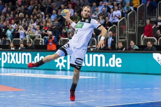 Düsseldorf, Deutschland 09. März 2019: Handball DHB Männer Laenderspiel - 18 19 - Deutschland vs. Schweiz Marcel Schiller (Deutschland Goeppingen) Düsseldorf ISS Dome Nordrhein-Westfalen Deutschland