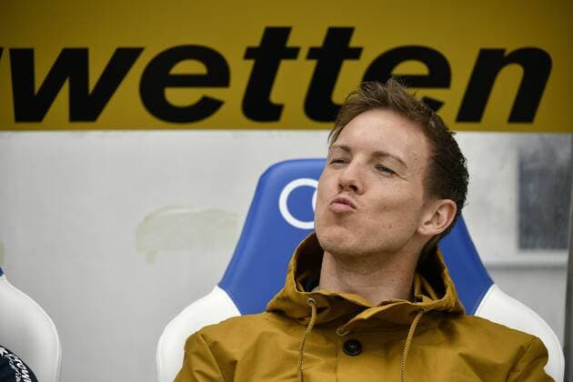 Sport Bilder des Tages Vor Spielbeginn: Trainer Coach Julian Nagelsmann TSG 1899 Hoffenheim vor Werbebande wetten wetten.de Werbung TSG 1899 Hoffenheim vs 1. FC Nürnberg FCN 10.03.2019 DFL REGULATIONS PROHIBIT ANY USE OF PHOTOGRAPHS AS IMAGE SEQUENCES AND OR QUASI-VIDEO TSG 1899 Hoffenheim vs 1. FC Nürnberg FCN