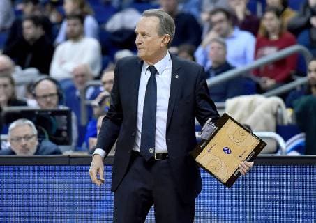 Basketball BBL,Alba Berlin - EWE Baskets Oldenburg,10.03.2019 Basketball BBL, Alba Berlin - EWE Baskets Oldenburg,v.l.Aito Garcia Reneses (Cheftrainer,Alba Berlin) am 10.03.2019 in der Mercedes Benz Arena,Berlin.