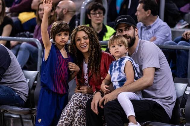 Sport Themen der Woche KW10 Sport Bilder des Tages March 10, 2019 - Barcelona, Barcelona, Spain - The Colombian singer Shakira together her husband Gerard Pique and their children watching the Liga Endesa match between FC Barcelona Barca Lassa and San Pablo Burgos at Palau Blaugrana, in Barcelona, Spain. March 10, 2019. Basket: Liga Endesa - FC Barcelona Lassa v San Pablo Burgos - ZUMAa181 20190310_zaa_a181_022 Copyright: xAFP7x
