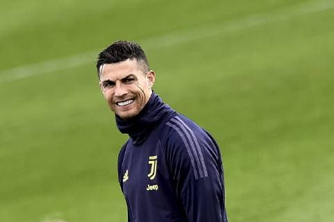 Fußball, CL, Juventus Turin Training Photo LaPresse - Nicol& xf2; Campo March 11th, 2019 Turin (Italy) Soccer UEFA Champions League 2018 2019 - Juventus Training Center Continassa Juventus FC vs Atletico Madrid - Juventus training In the pic: Cristiano Ronaldo  Copyright: xNicol& xf2;xCampo LaPresse Nicolx