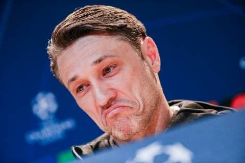 Trainer Niko Kovac (FC Bayern Muenchen) bei der Pressekonferenz unzufrieden GER, Fussball, UEFA Champions League, Abschlusstraining FC Bayern Muenchen, 12.03.2019 Muenchen Copyright: xTomxWellerx xEibner-Pressefotox EP_eer