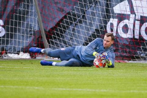 Torhueter Manuel Neuer (FC Bayern Muenchen) GER, Fussball, UEFA Champions League, Abschlusstraining FC Bayern Muenchen, 12.03.2019 Muenchen Copyright: xTomxWellerx xEibner-Pressefotox EP_eer