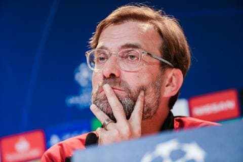 Trainer Juergen Klopp (FC Liverpool) bei der Pressekonferenz GER, Fussball, UEFA Champions League, Pressekonferen FC Liverpool, 12.03.2019 Muenchen Copyright: xTomxWellerx xEibner-Pressefotox EP_eer