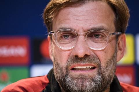 12.03.2019, xkvx, Fussball UEFA Champions League, FC Bayern Muenchen - FC Liverpool - Pressekonferenz und Training emspor, v.l. Head Coach Trainer Juergen Klopp (FC Liverpool) (DFL DFB REGULATIONS PROHIBIT ANY USE OF PHOTOGRAPHS as IMAGE SEQUENCES and or QUASI-VIDEO) Muenchen