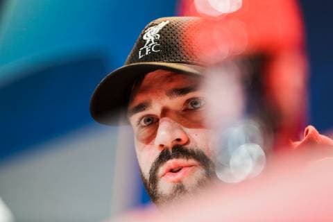 Torhueter Alisson Becker (FC Liverpool) bei der Pressekonferenz GER, Fussball, UEFA Champions League, Pressekonferen FC Liverpool, 12.03.2019 Muenchen Copyright: xTomxWellerx xEibner-Pressefotox EP_eer