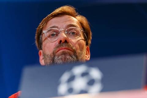 Deutschland, Muenchen 12.03.2019, UEFA Champions League - 2018 19 Season, Round of 16, Second leg, FC Bayern Muenchen- Liverpool FC, Pressekonferenz Liverpool FC, Trainer Juergen Klopp (LFC) ( DeFodi048