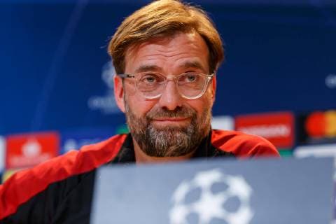 Deutschland, Muenchen 12.03.2019, UEFA Champions League - 2018 19 Season, Round of 16, Second leg, FC Bayern Muenchen- Liverpool FC, Pressekonferenz Liverpool FC, Trainer Juergen Klopp (LFC) ( DeFodi048