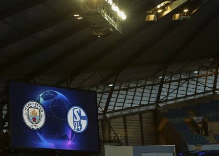 Manchester, United Kingdom, 12.03.2019, UEFA Europa League - 2018 19 Season, Round of 16 Second Leg, Manchester City - FC Schalke 04, A general view inside the Etihad stadium ( DeFodi056