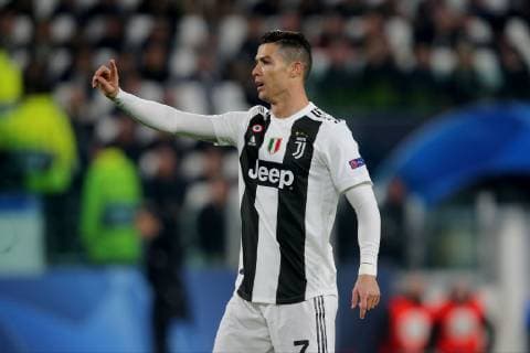 Turin, Italy, 12.03.2019, UEFA Champions League - 2018 19 Season, Round of 16 Second Leg, Juventus - Club de Atletico Madrid, Christiano Ronaldo (JUV) gestikuliert, Gestik ( DeFodi541