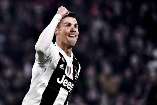Sport Themen der Woche KW11 Sport Bilder des Tages Photo LaPresse Marco Alpozzi March 12, 2019 Turin (Italy) soccer Juventus vs Atletico Madrid - Champions League Fourth Round - Stadio Allianz Stadium In the pic: Cristiano Ronaldo (Juventus F.C.);celebrating goal  Copyright: xMarcoxAlpozzi LaPresse LaPresse x