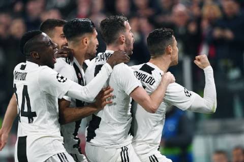 Mg Torino 12 03 2019 - Champions League Juventus-Atletico Madrid foto Matteo Gribaudi Image nella foto: esultanza gol Cristiano Ronaldo 