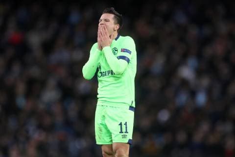 12.03.2019, Fussball, Saison 2018 2019, Champions League, Achtelfinale, Manchester City - FC Schalke 04 Yevhen KONOPLYANKA (FC Schalke 04) Manchester Etihad Stadium Deutschland