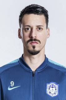 **EXCLUSIVE**Portrait of German soccer player Sandro Wagner of Tianjin TEDA F.C. for the 2019 Chinese Football Association Super League, in Tianjin, China, 20 February 2019. Official portraits of Tianjin TEDA F.C. for the 2019 Chinese Super League  20190226_86308