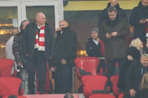 Uli HOENESS (FCB President ), FCB President and chairman, Markus SOEDER, bayerischer Ministerpraesident, Bayern, FC BAYERN MUNICH - FC LIVERPOOL UEFA Football Champions League , Munich, March 13, 2019, Season 2018 2019, round of last 16, FCB, Reds, Bavaria, Photographer: Peter Schatz