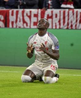 13.03.2019, Fussball UEFA Champions-League 2018 2019, Achtelfinale Rückspiel, FC Bayern München - FC Liverpool, in der Allianz-Arena München, Philippe Coutinho (Liverpool) jubelt