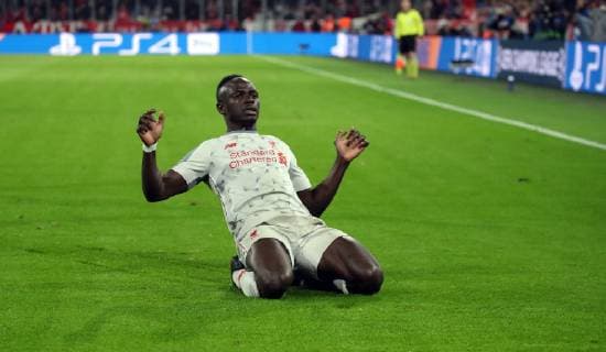 FC Bayern München - FC Liverpool Deutschland, München, 13.03.2019, Fussball, Champions League, Saison 2018 2019, Achtelfinale, Rückspiel, FC Bayern München - FC Liverpool: Sadio Mane (FC Liverpool); Jubel Tor 0:1 Mane.