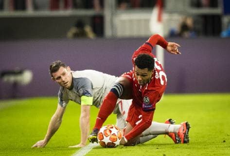 München, 13.03.2019 James Milner (Liverpool), Serge Gnabry (FCB) FC Bayern München - FC Liverpool