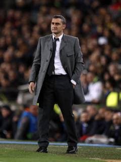 FC Barcelona Barca coach Ernesto Valverde during the UEFA Champions League round of 16 match between FC Barcelona and Olympique Lyonnais at Camp Nou on March 13, 2019 in Barcelona, Spain UEFA Champions League 2018 2019 xVIxVIxImagesx xMauricexvanxSteenxIVx 13898700
