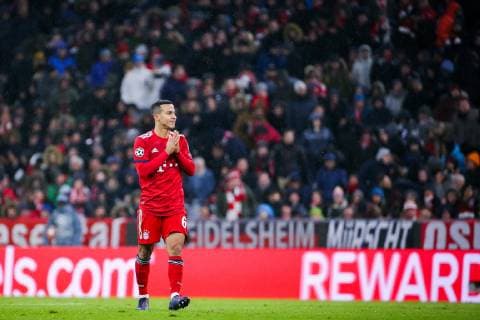 Thiago (FC Bayern Muenchen) unzufrieden gestikuliert GER, Fussball, UEFA Champions League, FC Bayern Muenchen - FC Liverpool, 13.03.2019 Muenchen Copyright: xTomxWellerx xEibner-Pressefotox EP_eer