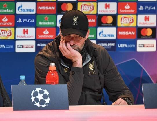 Fussball, Herren, Saison 2018 2019, Champions League (Achtelfinale, Rückspiel), FC Bayern München - FC Liverpool (1:3), Trainer Jürgen Klopp (FC Liverpool), 13.03. 2019, *** Soccer Men Season 2018 2019 Champions League Round of 16 Return FC Bayern Munich FC Liverpool 1 3 Coach Jürgen Klopp FC Liverpool 13 03 2019 Copyright: xMatthiasxKochx