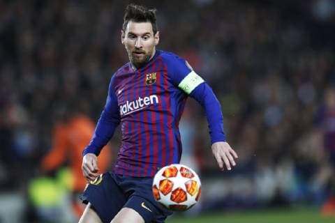 Lionel Messi (Barcelona), MARCH 13, 2019 - Football Soccer : UEFA Champions League Round of 16 2nd leg match between FC Barcelona Barca 5-1 Olympique Lyonnais at Camp Nou stadium in Barcelona, Spain. Noxthirdxpartyxsales  (99114250)