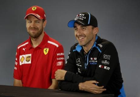 Motorsports: FIA Formula One World Championship WM Weltmeisterschaft 2019, Grand Prix of Australia, 5 Sebastian Vettel (GER, Scuderia Ferrari Mission Winnow), 88 Robert Kubica (POL, ROKiT Williams Racing), Melbourne Australia