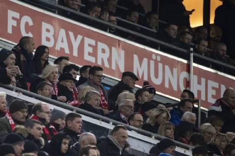 13.03.2019, xkvx, Fussball UEFA Champions League, FC Bayern München - FC Liverpool emspor, v.l. Franz Beckenbauer (DFL DFB REGULATIONS PROHIBIT ANY USE OF PHOTOGRAPHS as IMAGE SEQUENCES and or QUASI-VIDEO) Muenchen