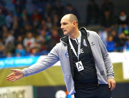 Trainer Jörg Engelhard (Lübeck) Handball 2.Liga 2018 19 EHV Aue - VfL Lübeck-Schwartau am 16.3.2019 EHV Aue - VfL Lübeck-Schwartau