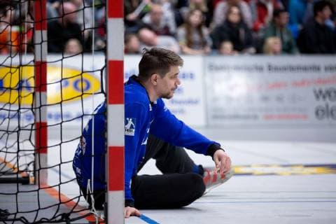 Lübbecke, Deutschland 16.03.2019: 2. Handball Bundesliga - 2018 2019 - TuS-N-Lübbecke vs. Handball Sportverein Hamburg Peter Tatai (Lübbecke) Lübbecke Nordrhein-Westfalen Deutschland Merkur Arena