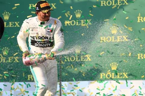 17th March 2019, Melbourne Grand Prix Circuit, Melbourne, Australia; Melbourne Formula One Grand Prix, race day; Mercedes AMG Petronas Motorsport, Lewis Hamilton  ActionPlus12116126 Octane