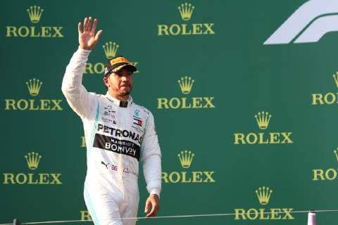 17th March 2019, Melbourne Grand Prix Circuit, Melbourne, Australia; Melbourne Formula One Grand Prix, race day; Mercedes AMG Petronas Motorsport, Lewis Hamilton  ActionPlus12116137 Octane