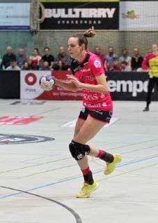 14 Anika Niederwieser (TusSis Metzingen) Handball 1. HBF TusSies Metzingen vs. FRISCH AUF Goeppingen 2019-03-16 Handball 1. HBF Frauen TusSies Metzingen vs. FRISCH AUF Goeppingen Metzingen Copyright: xBaur xEibner-Pressefotox EP_soba