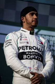 17th March 2019, Melbourne Grand Prix Circuit, Melbourne, Australia; Melbourne Formula One Grand Prix, race day; Lewis Hamilton is second after the race  ActionPlus12116243 StephenxBlackberry